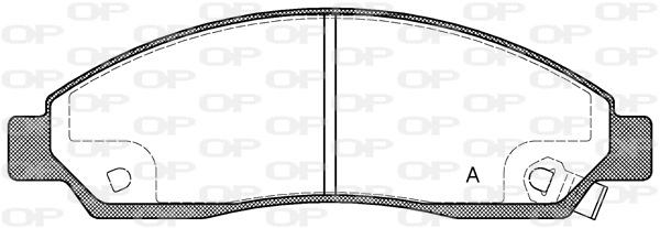 Brake Pad Set, disc brake (BPA1098.14)