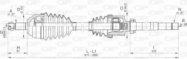 Drive Shaft (DRS6432.00)