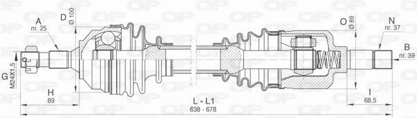 Drive Shaft (DRS6452.00)