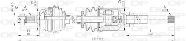 Drive Shaft (DRS6133.00)