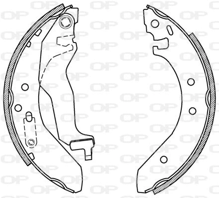Brake Shoe Set (BSA2152.00)