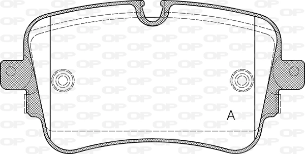 Brake Pad Set, disc brake (BPA1668.10)