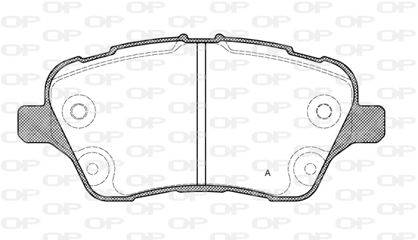 Brake Pad Set, disc brake (BPA1514.00)