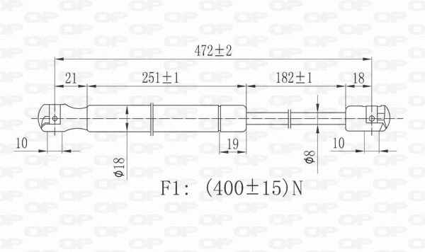 Gas Spring, boot/cargo area