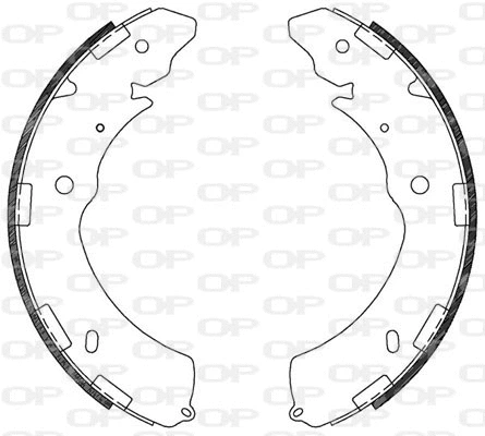 Brake Shoe Set (BSA2129.00)