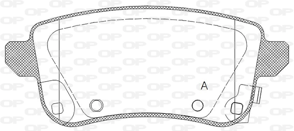 Brake Pad Set, disc brake (BPA1387.02)