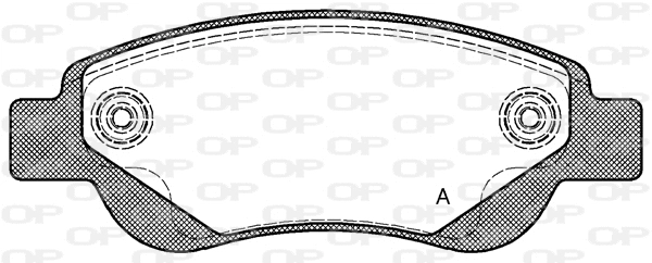 Brake Pad Set, disc brake (BPA1177.00)