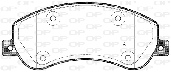 Brake Pad Set, disc brake (BPA1250.00)