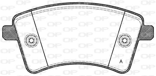 Brake Pad Set, disc brake (BPA1351.00)