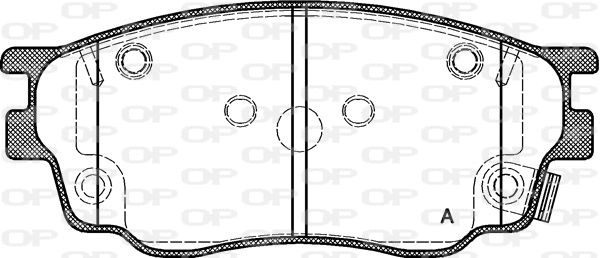 Brake Pad Set, disc brake (BPA0800.22)