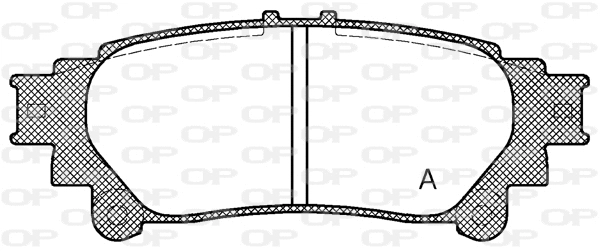 Brake Pad Set, disc brake (BPA1395.00)