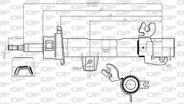 Shock Absorber (SAB8650.31)
