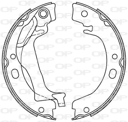 Brake Shoe Set (BSA2224.00)