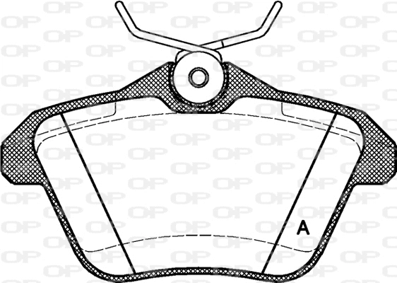Brake Pad Set, disc brake (BPA0581.10)