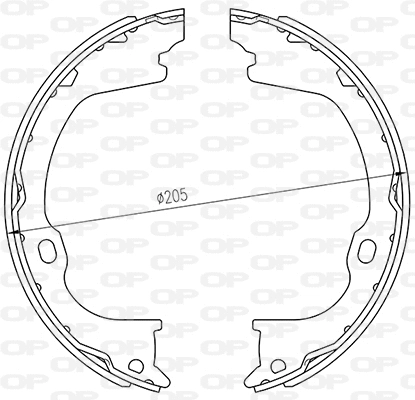 Brake Shoe Set (BSA2263.00)