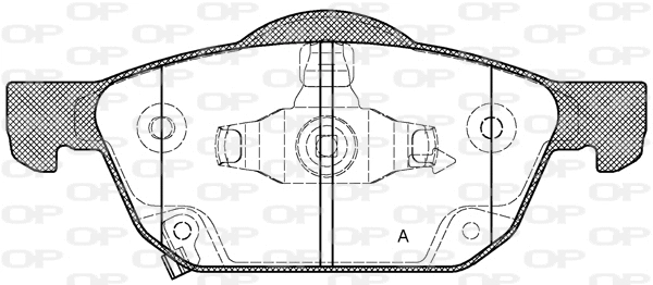 Brake Pad Set, disc brake (BPA1552.02)