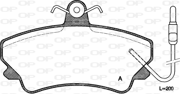 Brake Pad Set, disc brake (BPA0409.02)