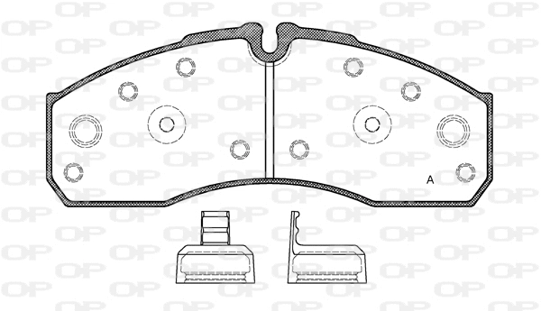 Brake Pad Set, disc brake (BPA0651.30)