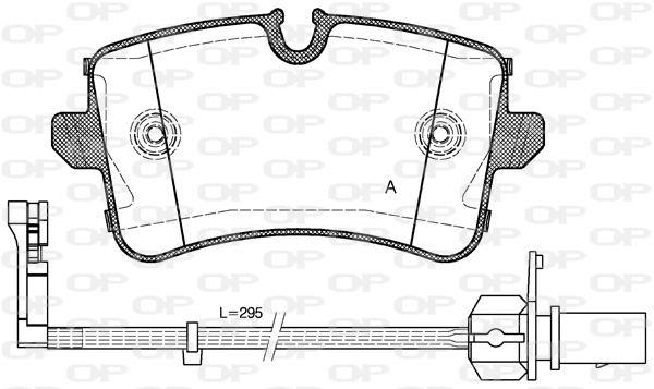 Brake Pad Set, disc brake (BPA1343.10)