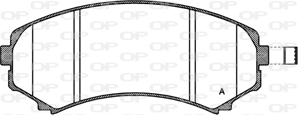 Brake Pad Set, disc brake (BPA0396.10)
