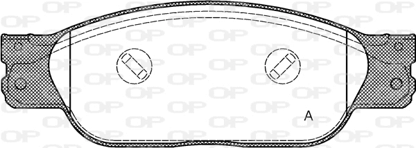 Brake Pad Set, disc brake (BPA0731.10)