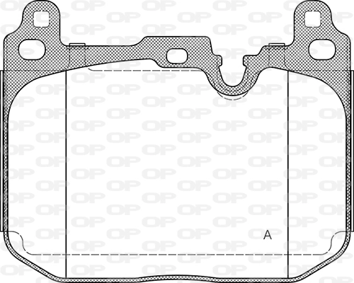Brake Pad Set, disc brake (BPA1491.20)