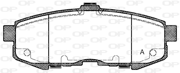 Brake Pad Set, disc brake (BPA1160.00)