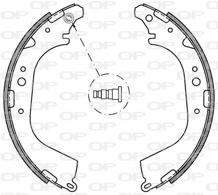 Brake Shoe Set (BSA2175.00)