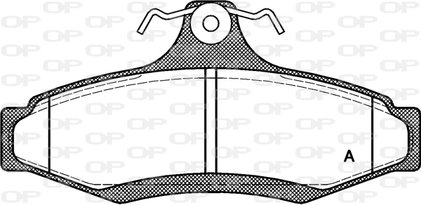 Brake Pad Set, disc brake (BPA0646.10)