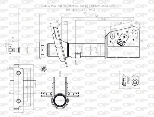 Shock Absorber (SAB8173.31)