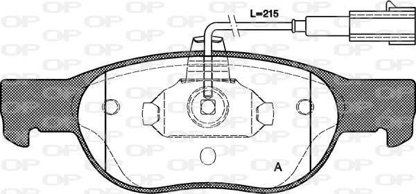 Brake Pad Set, disc brake (BPA0588.31)