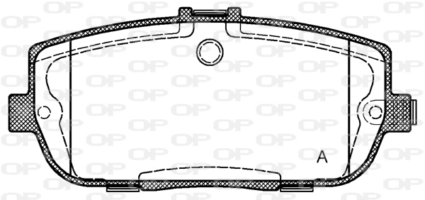 Brake Pad Set, disc brake (BPA1190.01)