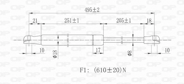 Gas Spring, boot/cargo area