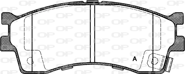 Brake Pad Set, disc brake (BPA0415.32)