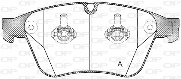 Brake Pad Set, disc brake (BPA1371.00)