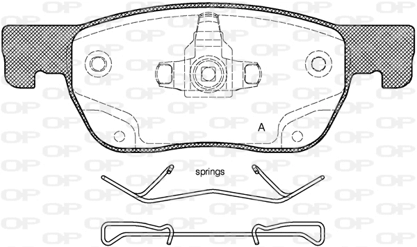 Brake Pad Set, disc brake (BPA1681.02)