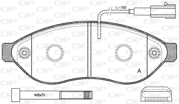 Brake Pad Set, disc brake (BPA1237.01)