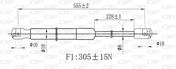 Gas Spring, boot/cargo area