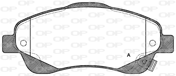 Brake Pad Set, disc brake (BPA1046.02)
