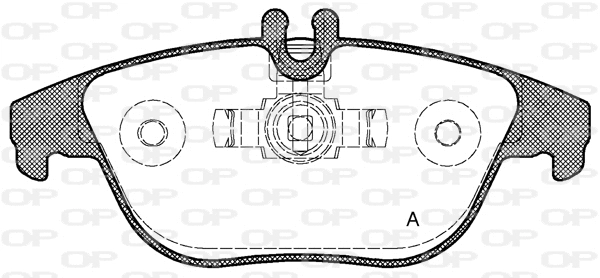 Brake Pad Set, disc brake (BPA1305.00)