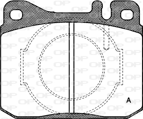 Brake Pad Set, disc brake (BPA0010.40)