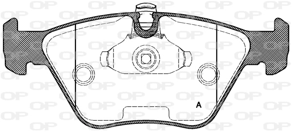 Brake Pad Set, disc brake (BPA0270.25)