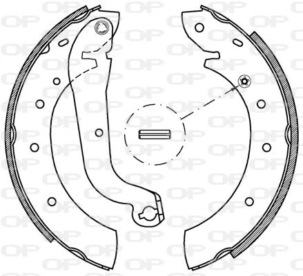 Brake Shoe Set (BSA2172.00)