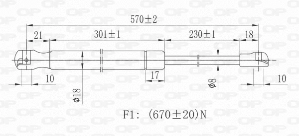 Gas Spring, boot/cargo area