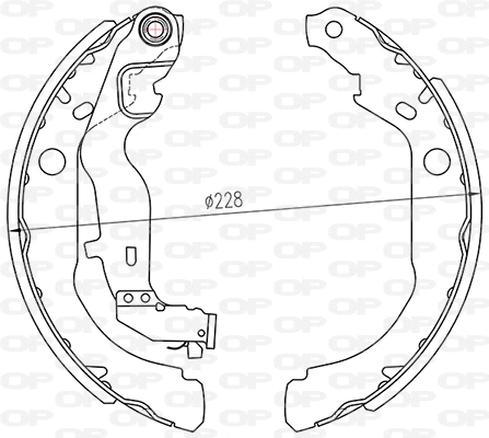 Brake Shoe Set (BSA2264.00)