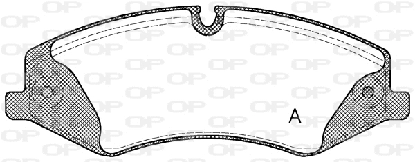 Brake Pad Set, disc brake (BPA1409.00)
