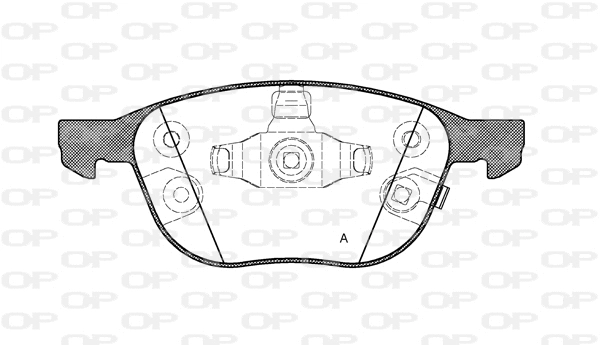Brake Pad Set, disc brake (BPA1082.12)