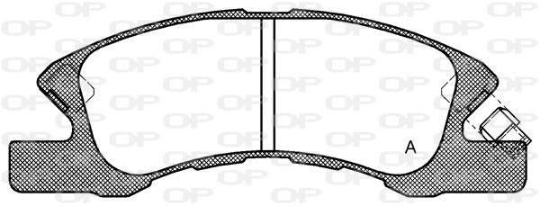 Brake Pad Set, disc brake (BPA1111.02)