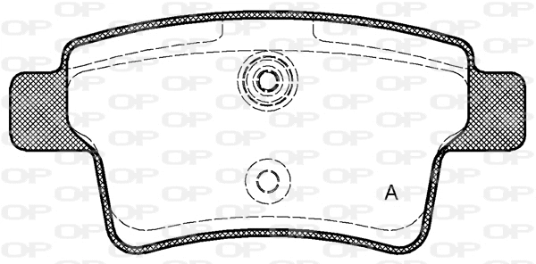 Brake Pad Set, disc brake (BPA1241.00)