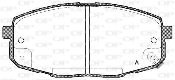 Brake Pad Set, disc brake (BPA1038.02)